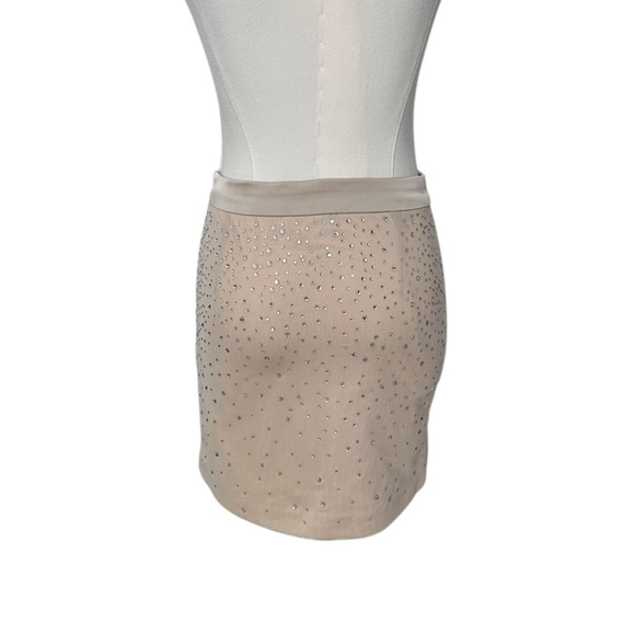 GENERATION LOVE Nina Crystal Mini Skirt in Bare Nude Women Size XS $225 MSRP NEW - Picture 13 of 15